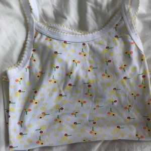Floral tank top